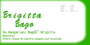 brigitta bago business card